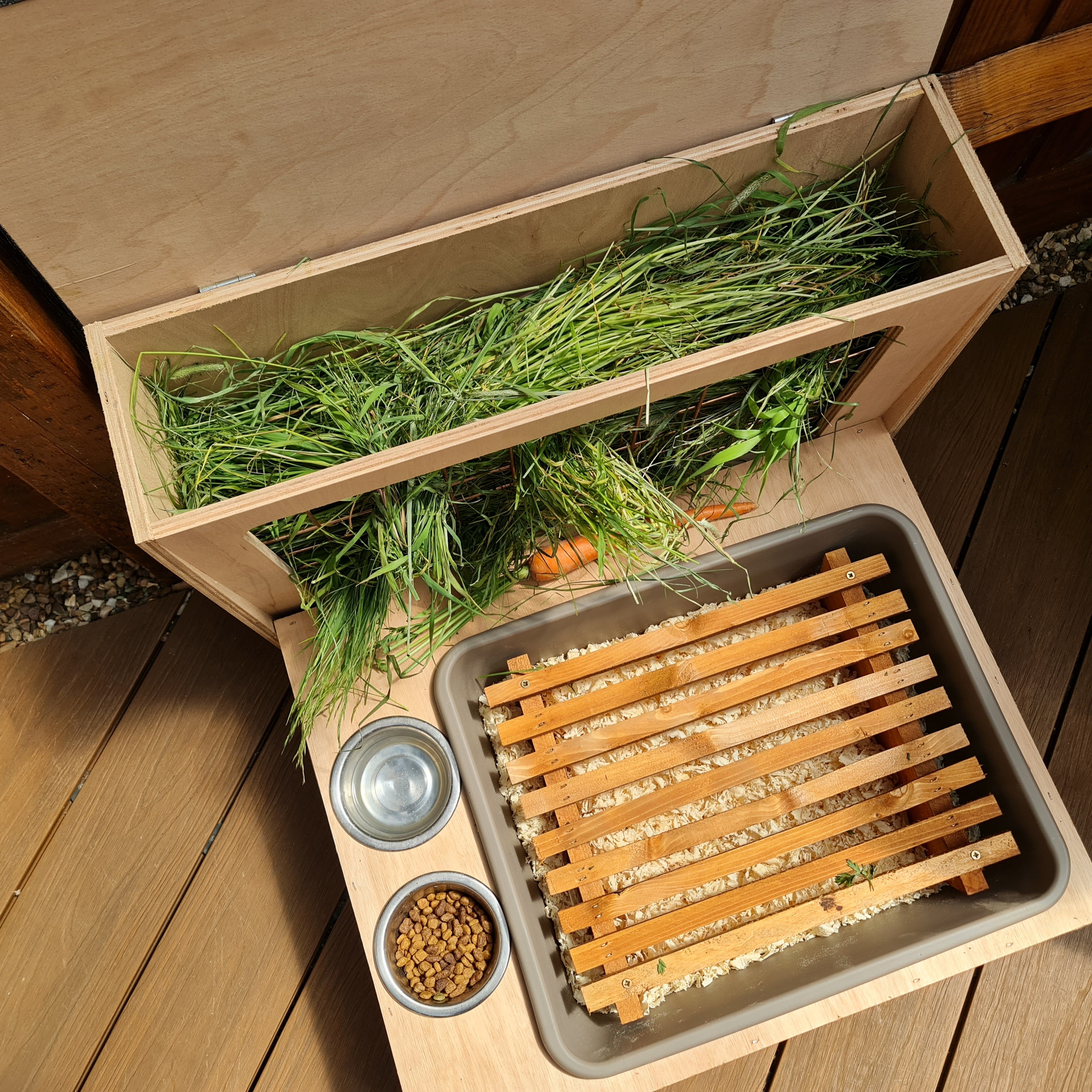 Diy Rabbit Litter Tray Rabbit Litter Tray with Hay Rack – Dingo